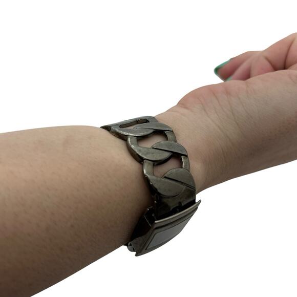 Vintage Quartz Metal Link Bracelet Watch – Untested, May or May Not Work - Picture 6 of 12